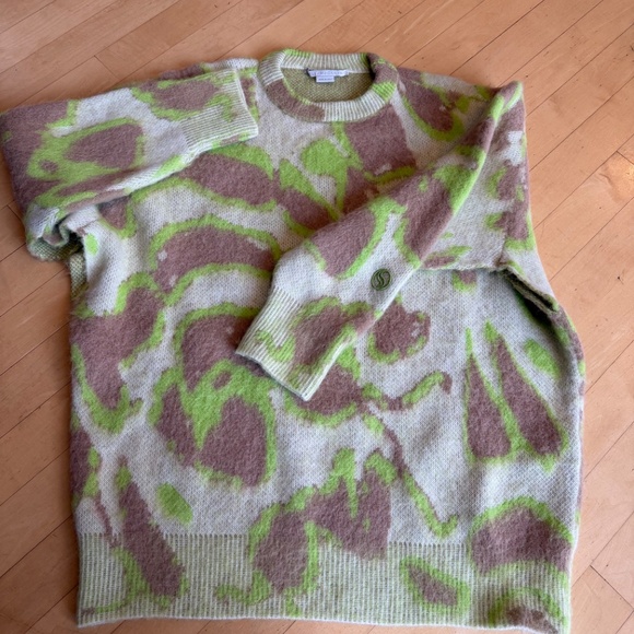 Stellaa McCartney brushed jacquard knit sweater, XXS,  GD1230 - Picture 4 of 7